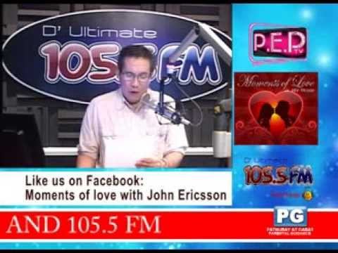 Moments of Love with John Ericsson on 105.5 FM & PEPTV3 Nov 20, 2013 Episode смотреть онлайн