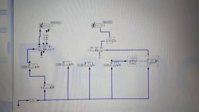 Festo : A-B+A+B- temporisation 5 secondes sur B- смотреть онлайн