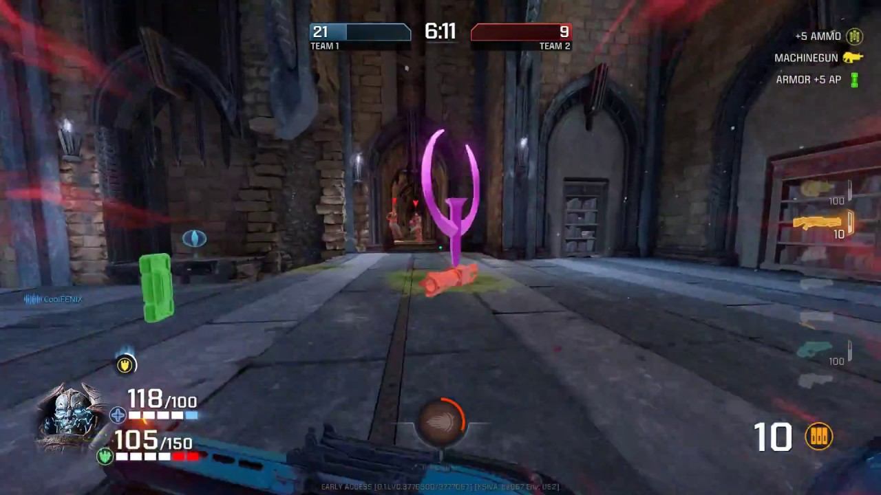 [Quake Champions] Quad Damage Choo-Choo смотреть онлайн