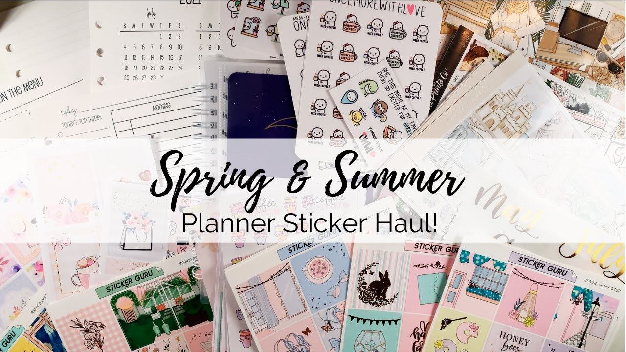 SPRING & SUMMER 2021 STICKER HAUL! Scribble Prints Co, Aura Estelle, Once More With Love & More! смотреть онлайн