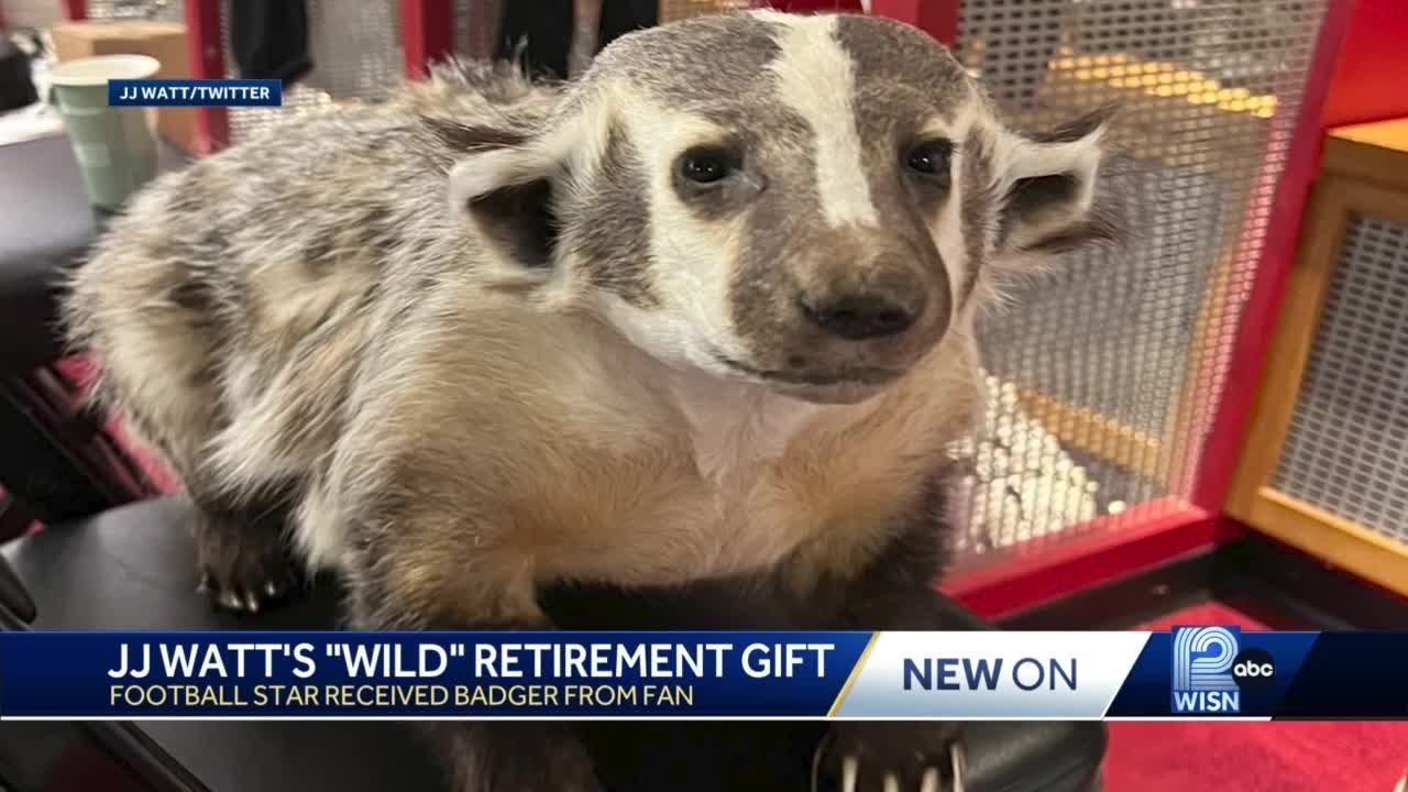J.J. Watt receives unexpected retirement gift from fan смотреть онлайн