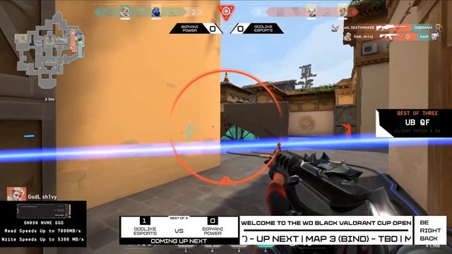 WD BLACK CUP VALORANT POWERED BY AMD RYZEN | UB QF | GODLIKE ESPORTS VS BIRYANI POWER смотреть онлайн