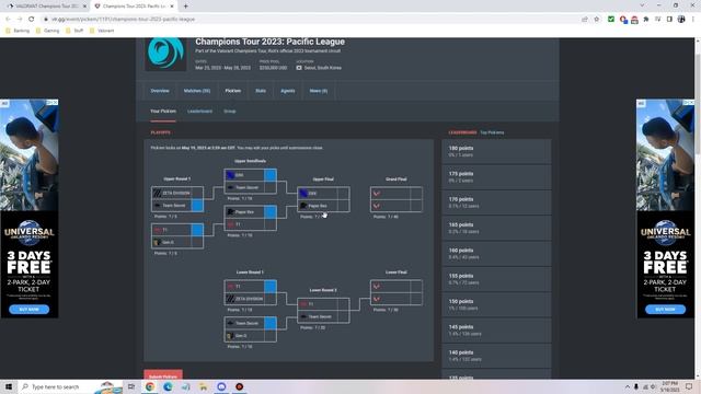 VALORANT Champions Tour 2023: Pacific League Playoffs Prediction смотреть онлайн