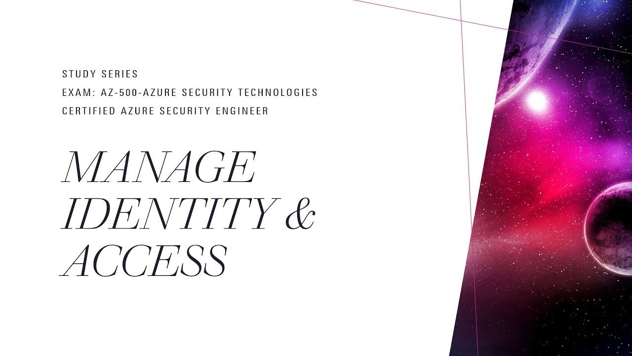 Manage Identity and Access - Part 1 | AZ-500 Exam Study Series смотреть онлайн