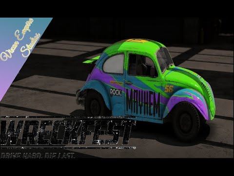 Wreckfest | Fire Rock Raceway Realistic Damage смотреть онлайн