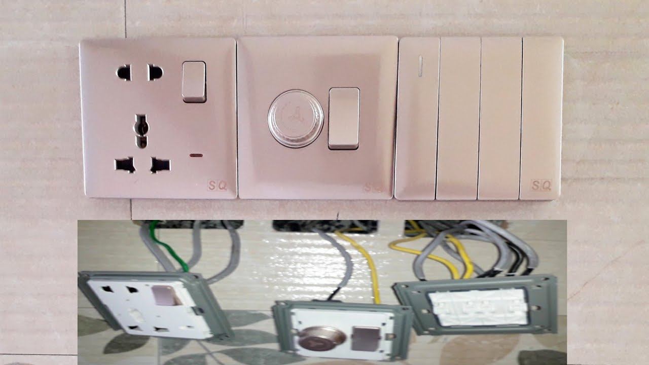 fan regulator connection | 4 gang switch 6 pin socket wiring connection смотреть онлайн