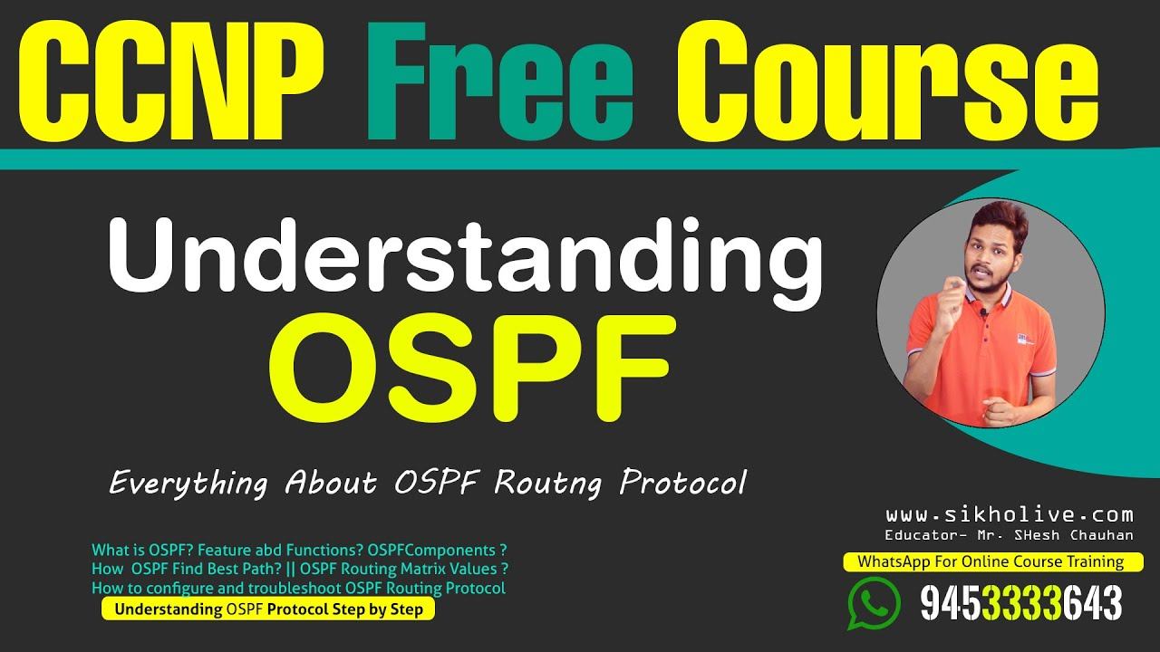 Understanding OPSF Protocol |OSPF v3| Configuration & Troubleshooting |CCNP Free Course Hindi смотреть онлайн