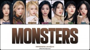 BABYMONSTER - INTRO : MONSTERS (ПЕРЕВОД | КИРИЛЛИЗАЦИЯ | COLOR CODED LYRICS)