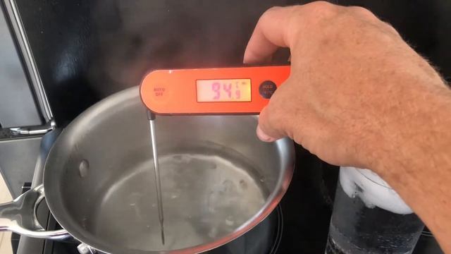 Inkbird IHT-1P Instant read thermometer - boiling water test смотреть онлайн