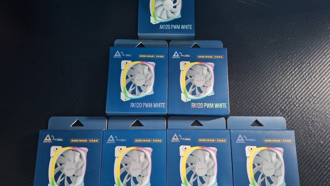 Unboxing fans Reverse Montech Rx120 compradas na Terabyte / Fans CxB (custo x boniteza) смотреть онлайн