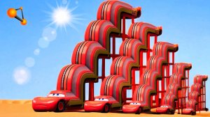 МУЛЬТИКИ ПРО МАШИНКИ БОЛЬШАЯ И МАЛЕНЬКАЯ ДЛИННАЯ ЛЕСНИЦА МОЛНИЯ МАККУИН ПРОТИВ ПОЕЗДА