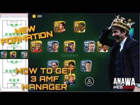 How To Get Manager With 3 AMF PES MOBILE 2020 смотреть онлайн