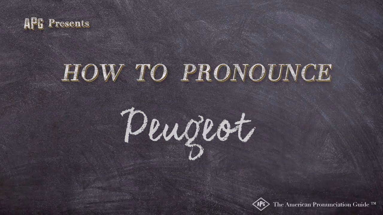 How to Pronounce Peugeot (Real Life Examples!) смотреть онлайн