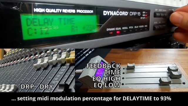 2023/08 - Dynacord DRP-15 Demo With Realtime Midi CC Remoting