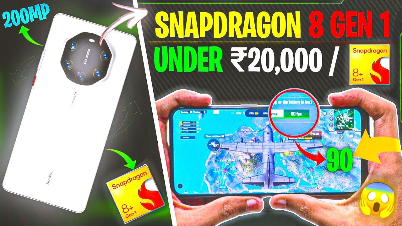 Snapdragon 8 Gen 1 Under 20,000 Rs.😱😍 | Best Gaming Phone For BGMI/PUBG/FREE FIRE - Under 20k