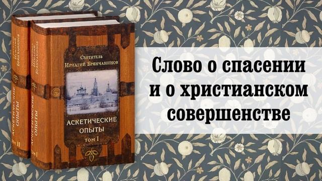 20. Слово о спасении и о христианском совершенстве. Святитель Игнатий (Брянчанинов)