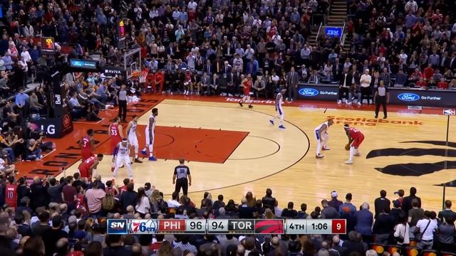 Joel Embiid 0 Points! Raptors No Sportsmanship! 2019-20 NBA Season смотреть онлайн