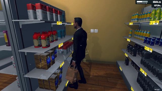 Прохождение игры Supermarket Simulator | #4 Первый работяга смотреть онлайн