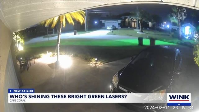 Cape Coral residents see mysterious green flight lasers смотреть онлайн