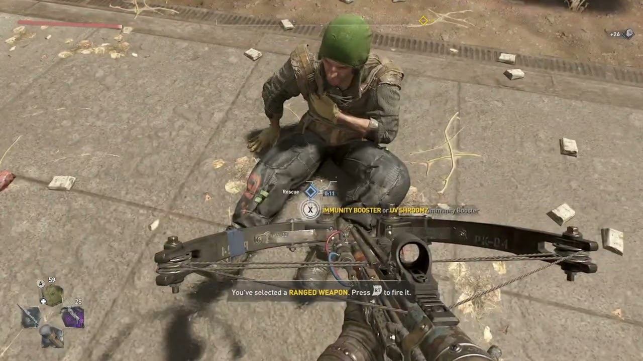 Dying Light 2 - Random Encounter Glitch - Cannot Give Immunity Booster/UV Shroomz смотреть онлайн