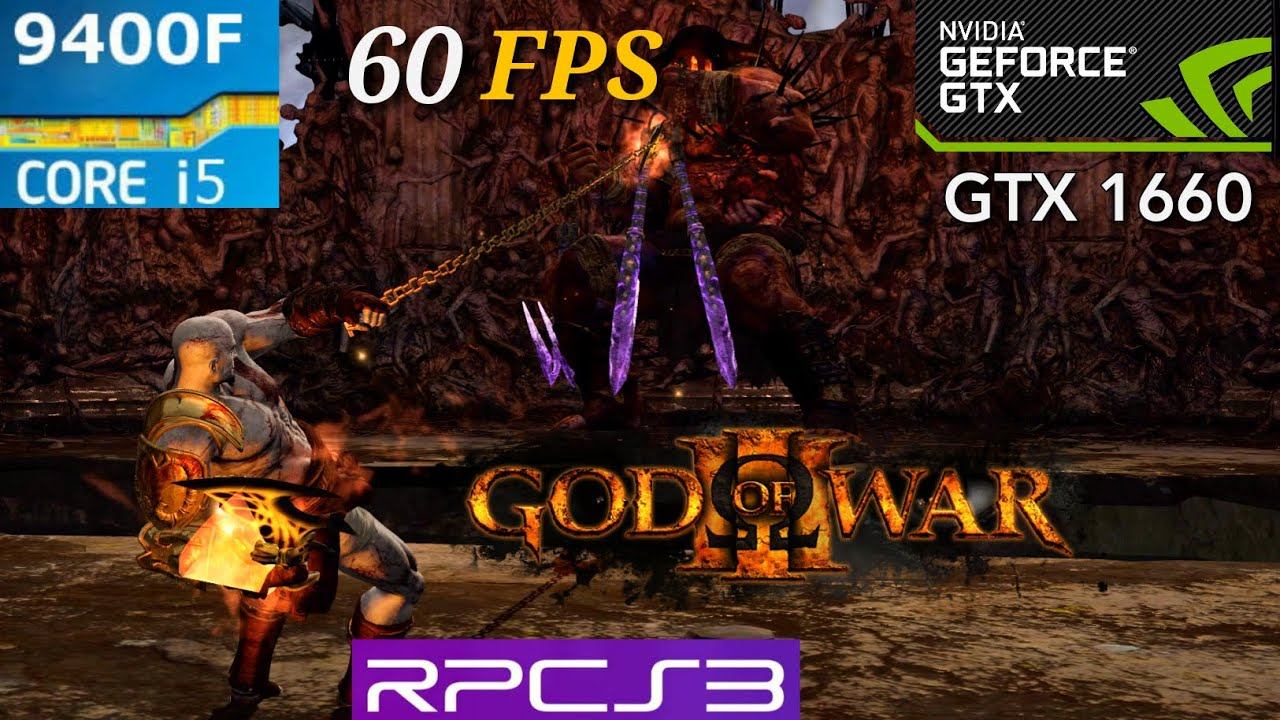 RPCS3 Emulator God Of War 3 Kratos Vs Hades i5 9400f GTX 1660 смотреть онлайн