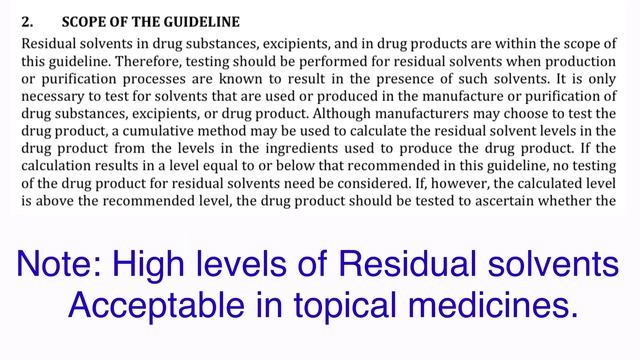 ICH Q3C Guideline: Residual Solvents #Part-1 смотреть онлайн