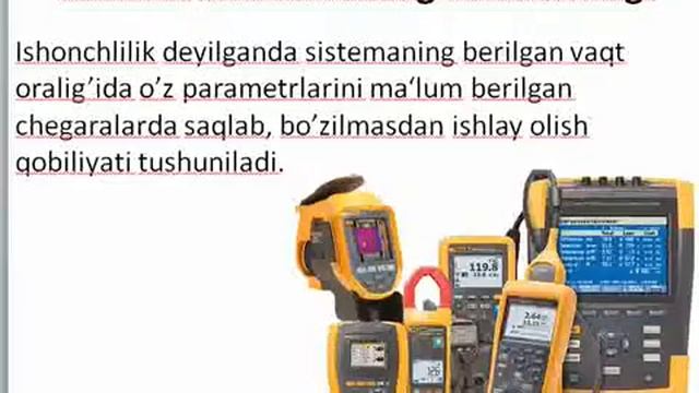 3 mavzu O’lchov asboblarining metrologik tavsifi