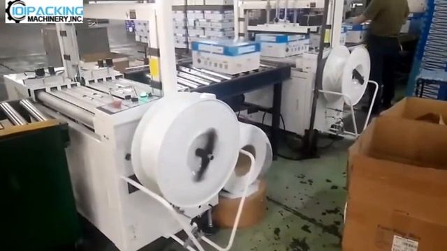 A4 Paper Sheet Pack Carton Box PP Strapping Sealing Packing Machine PP Strapping Equipment