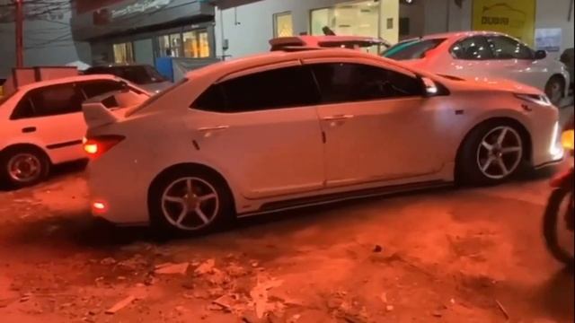 Toyota Corolla Grande 1.8 White Modified | 11th Generation смотреть онлайн