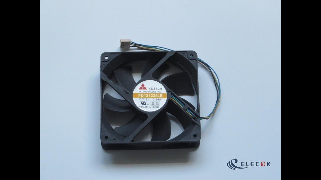 FD121225LB 12V 0.18A 4wires Cooling Fan смотреть онлайн