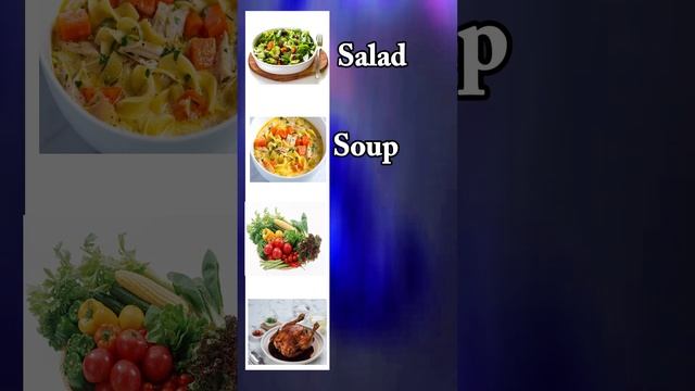 Food vocabulary ||salad, soup, vegetables, chicken||#vocabulary #food #chicken #vegetables #viral смотреть онлайн