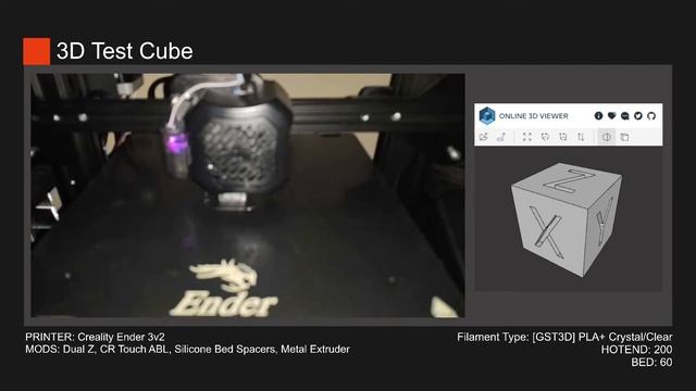 XYZ Test Cube - 3D Printing Livestream (11/1/2022) смотреть онлайн