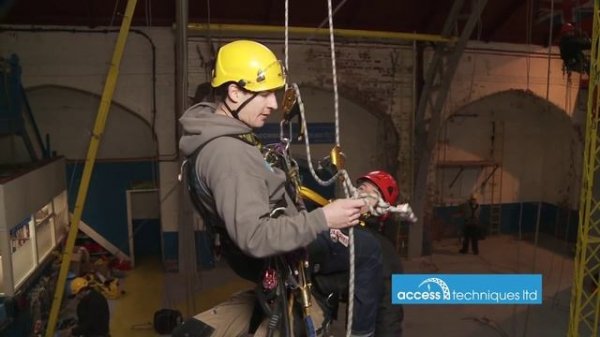 Level 3 Rescue past knots. Access Techniques Ltd