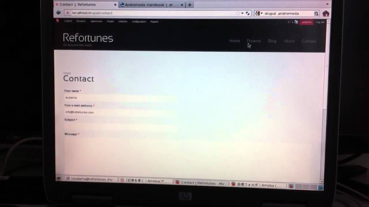 Drupal andromeda website menu смотреть онлайн