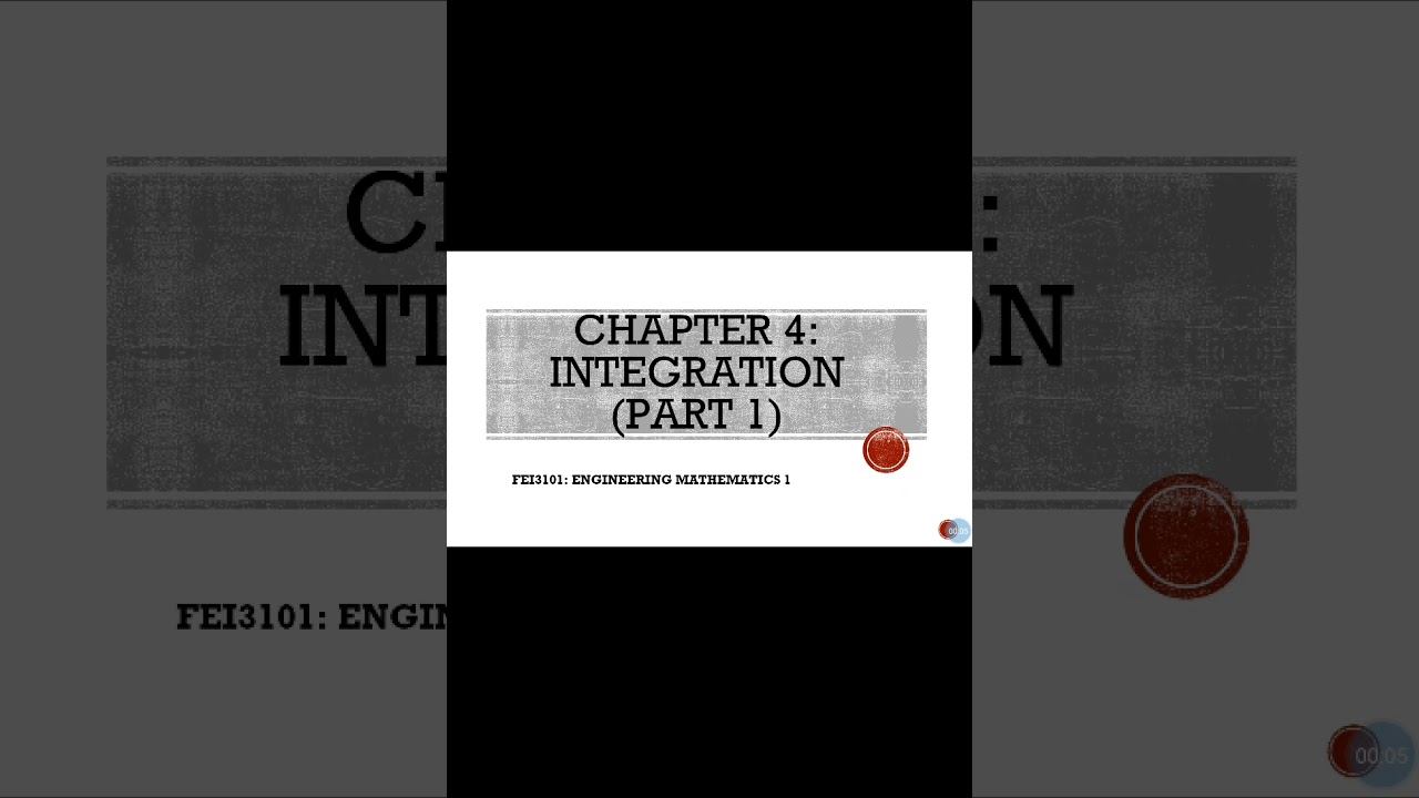 Chapter 4.1: The anti-derivatives and area under a curve смотреть онлайн