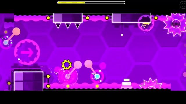 Играю в оригинальный Geometry Dash прохожу уровни смотреть онлайн