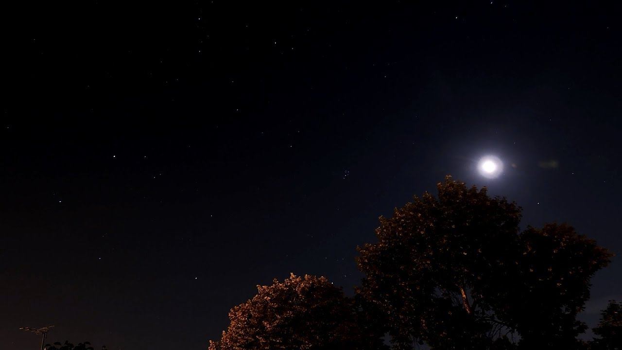 Ночное небо | Night sky time lapse #2 смотреть онлайн