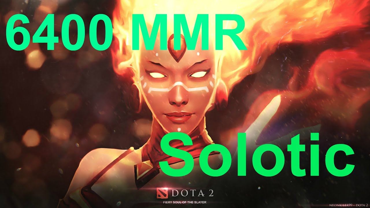 Dota 2 Solotic 6400 MMR Plays Lina Pub Match Gameplay! смотреть онлайн