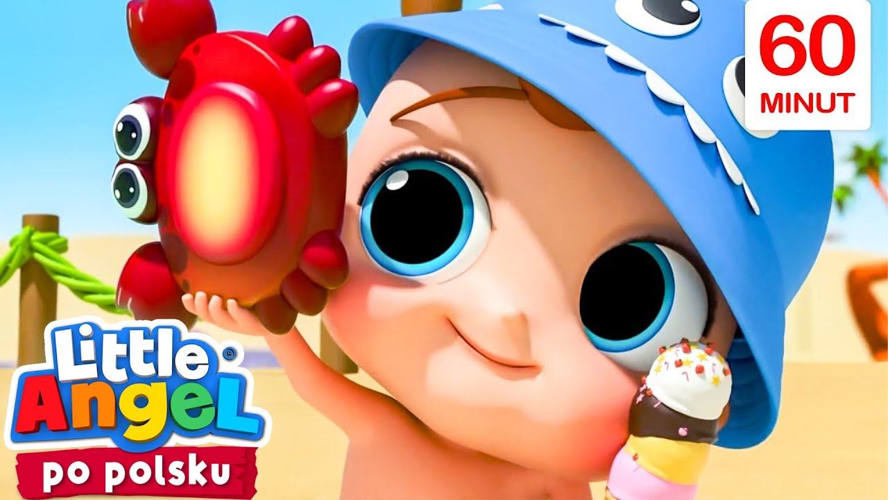 Ciepło i zimno - Zabawa na plaży | Piosenki Dla Dzieci 👼🏻 Little Angel Po Polsku смотреть онлайн