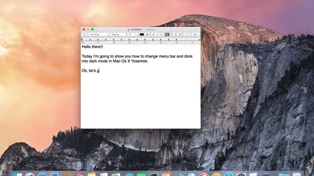 Dark mode in Mac OS X Yosemite смотреть онлайн