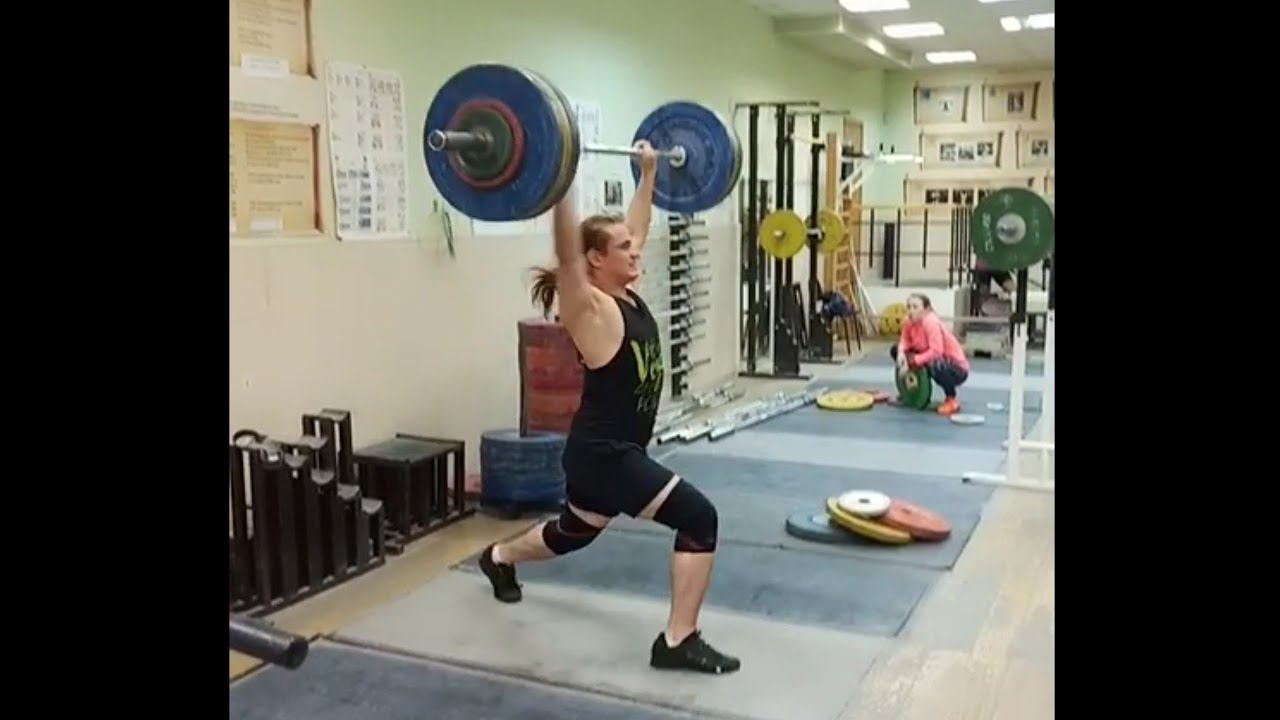 145kg / 319.6 lbs clean and jerk pr 100% vegan смотреть онлайн