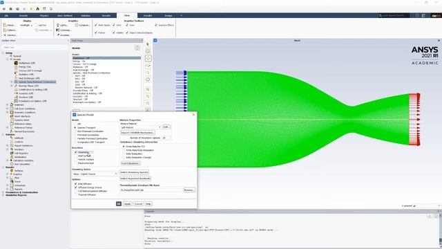 Simulation of combustion in a rocket engine with Ansys Fluent смотреть онлайн