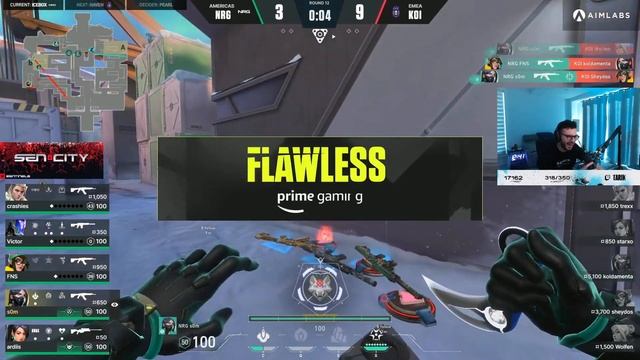 NRG s0m 4 kills vs KOI in Valorant LOCK in смотреть онлайн