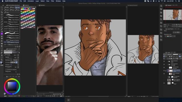 Phoenix (Valorant Art) - Clip Studio Paint TimeLapse смотреть онлайн