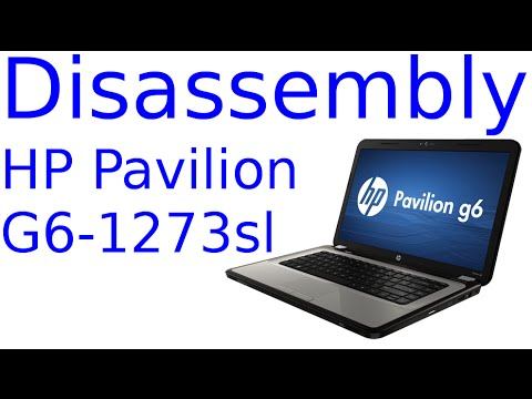 How To Open & Clean Fan HP Pavilion G6-1273sl G6-1200 | Disassembly Notebook смотреть онлайн