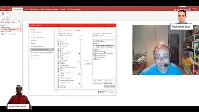 Acces 2016 Vid 10 perzonalizar la interfaz del programa смотреть онлайн