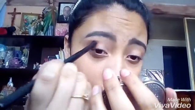 MAQUILLAJE NEUTRO CON DELINEADO AZUL 😍| Nath Campos