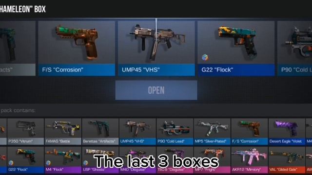 standoff 2 - new skins and the new chameleon crates смотреть онлайн