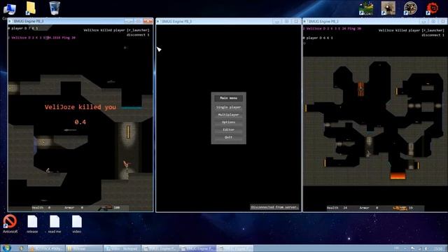 Broken Mug Engine - SDL_net networking and multiplayer test смотреть онлайн