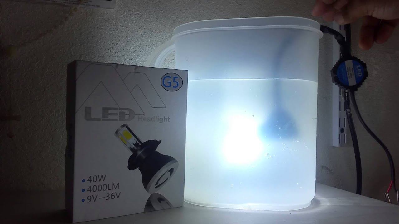 Waterproof LED Headlight G5 40W 4000LM смотреть онлайн